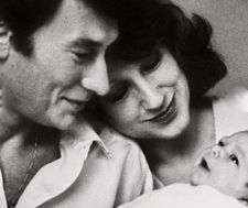 From the archives: Johnny Hallyday, Nathalie Baye and baby Laura.